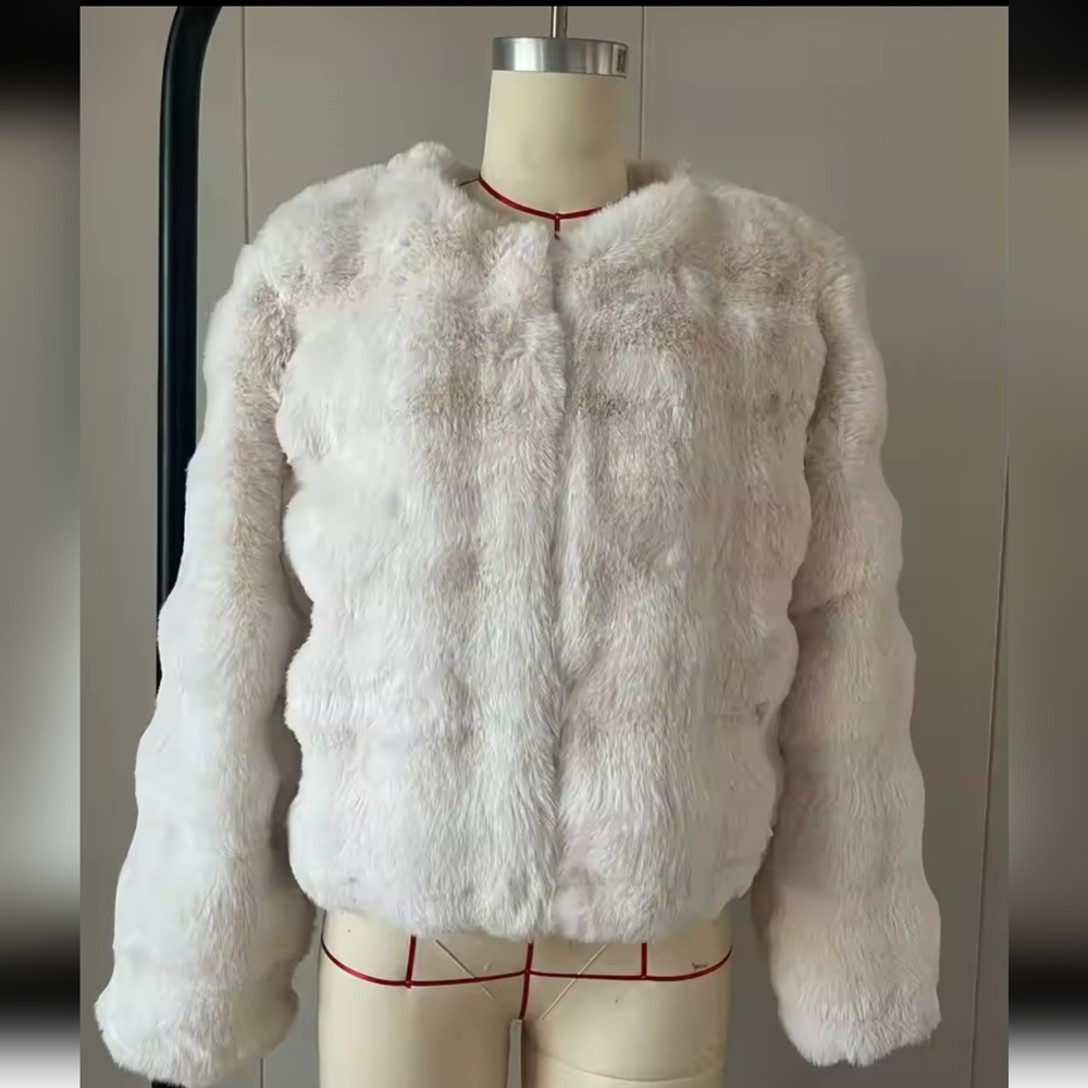 White Fur Coat for Women 2024 Autumn and Winter New Style - Picture 7 of 14